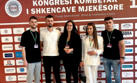 Studentët e Fakultetit të Mjekësisë po marrin pjesë në Kongresin Kombëtar të Shkencave Mjekësore në Tiranë